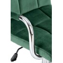 Кресло компьютерное HALMAR GONZO 4 темно-зеленый/хром